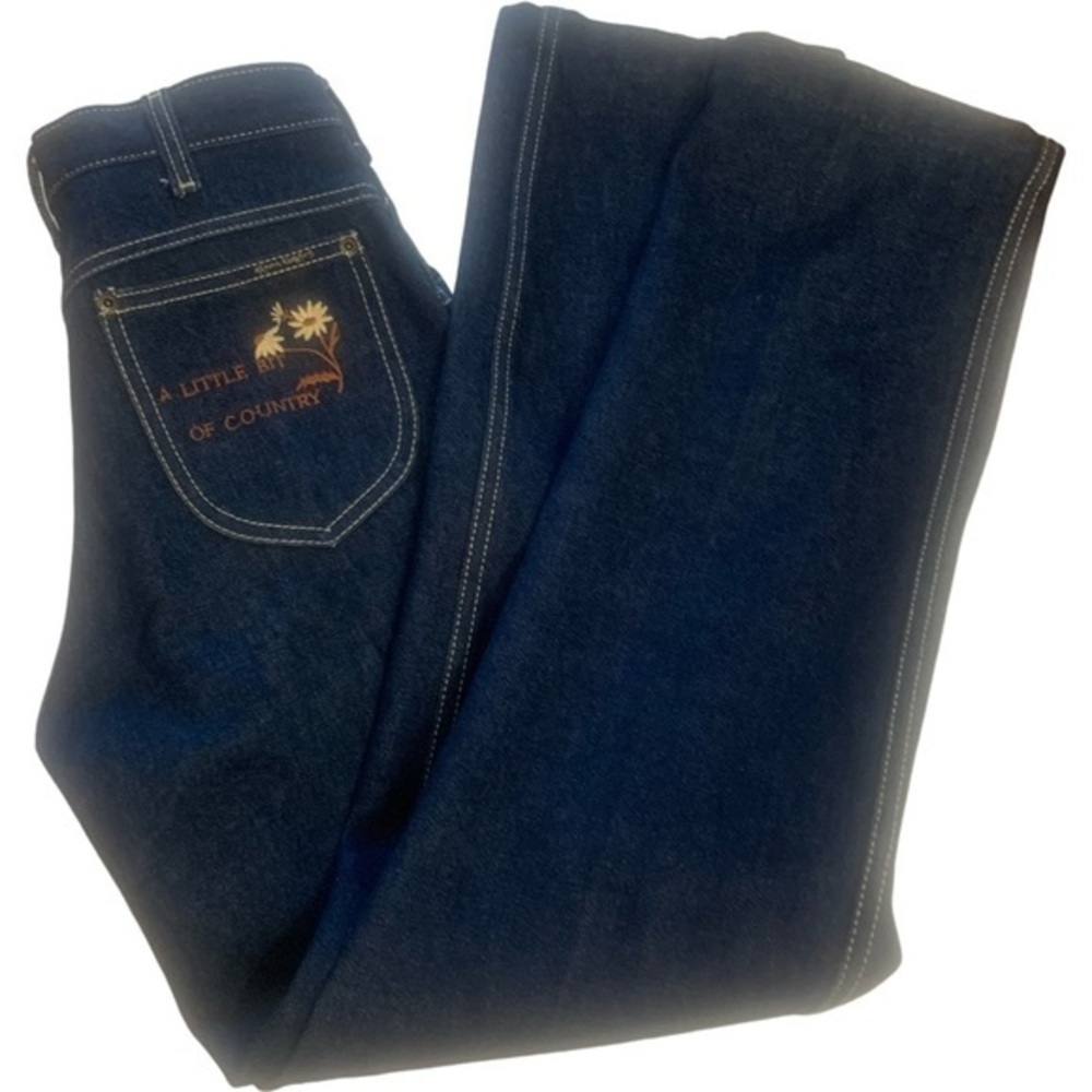 Rare Vintage 70’s Kenny Rodgers By Karman High Waisted Western Denim Jeans